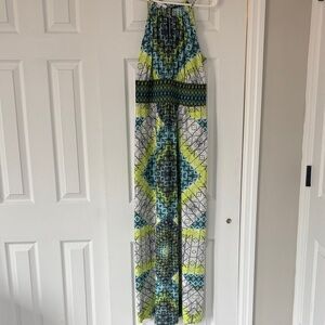 London Times Geometric Print dress